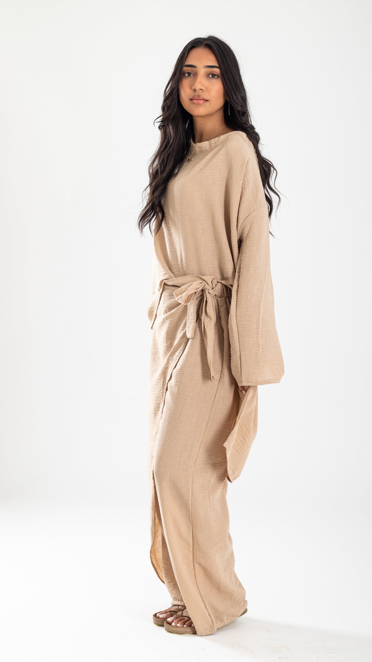 Linen set (50%cotton) via