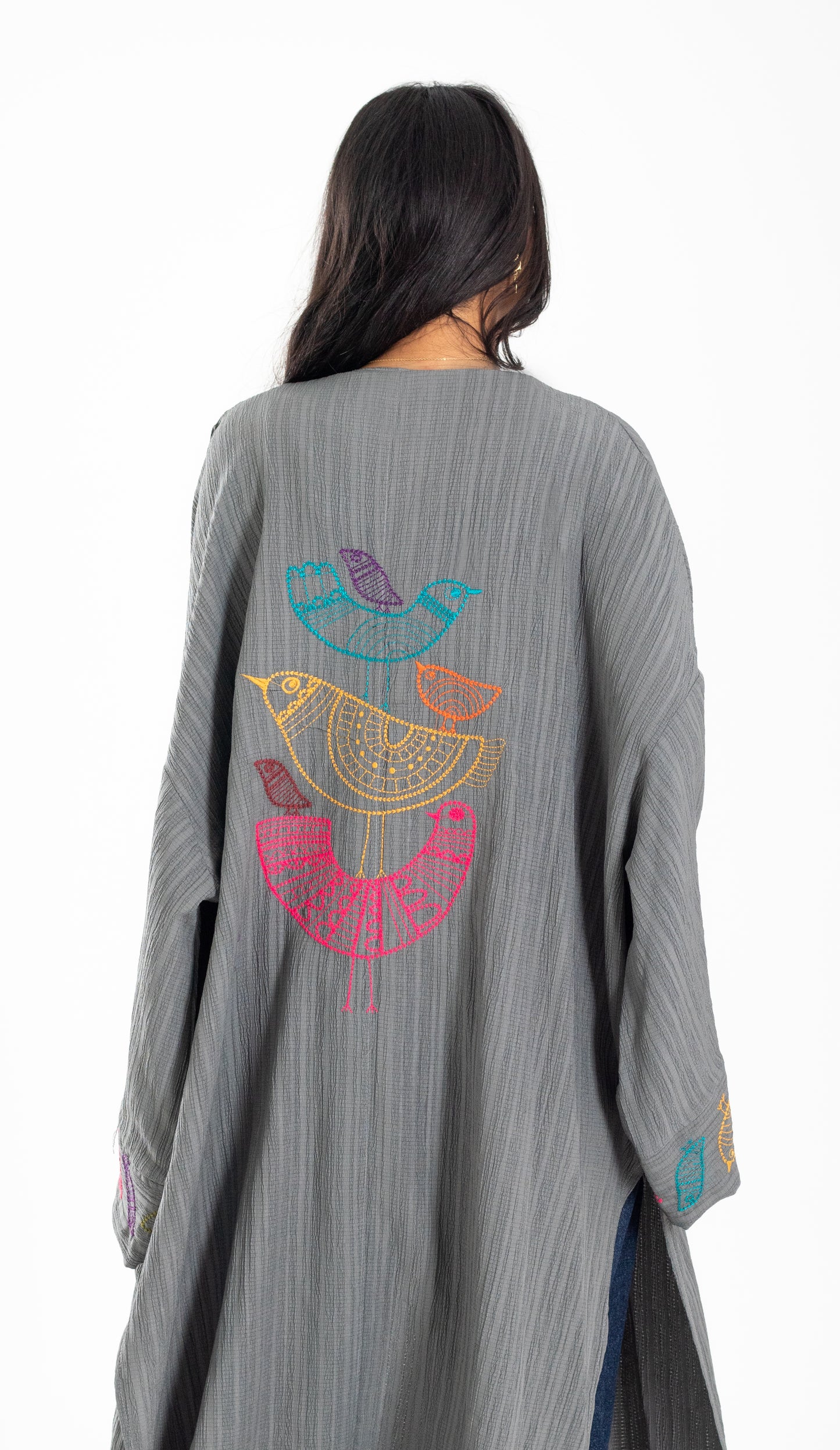 Embroidery cardigan
