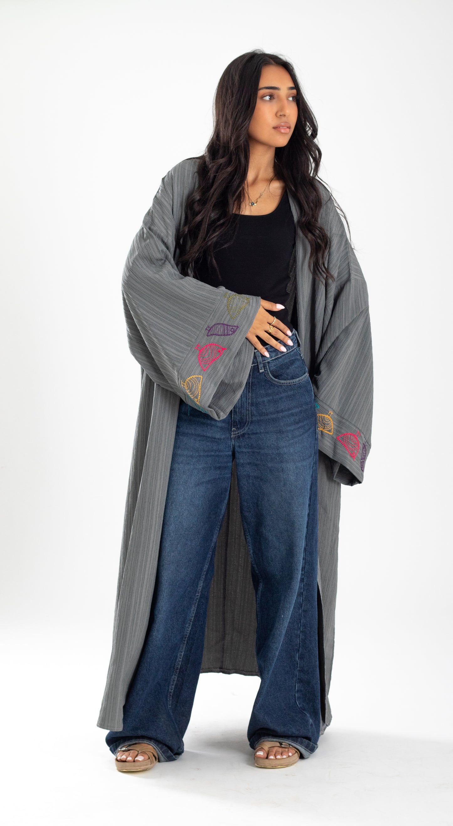 Embroidery cardigan