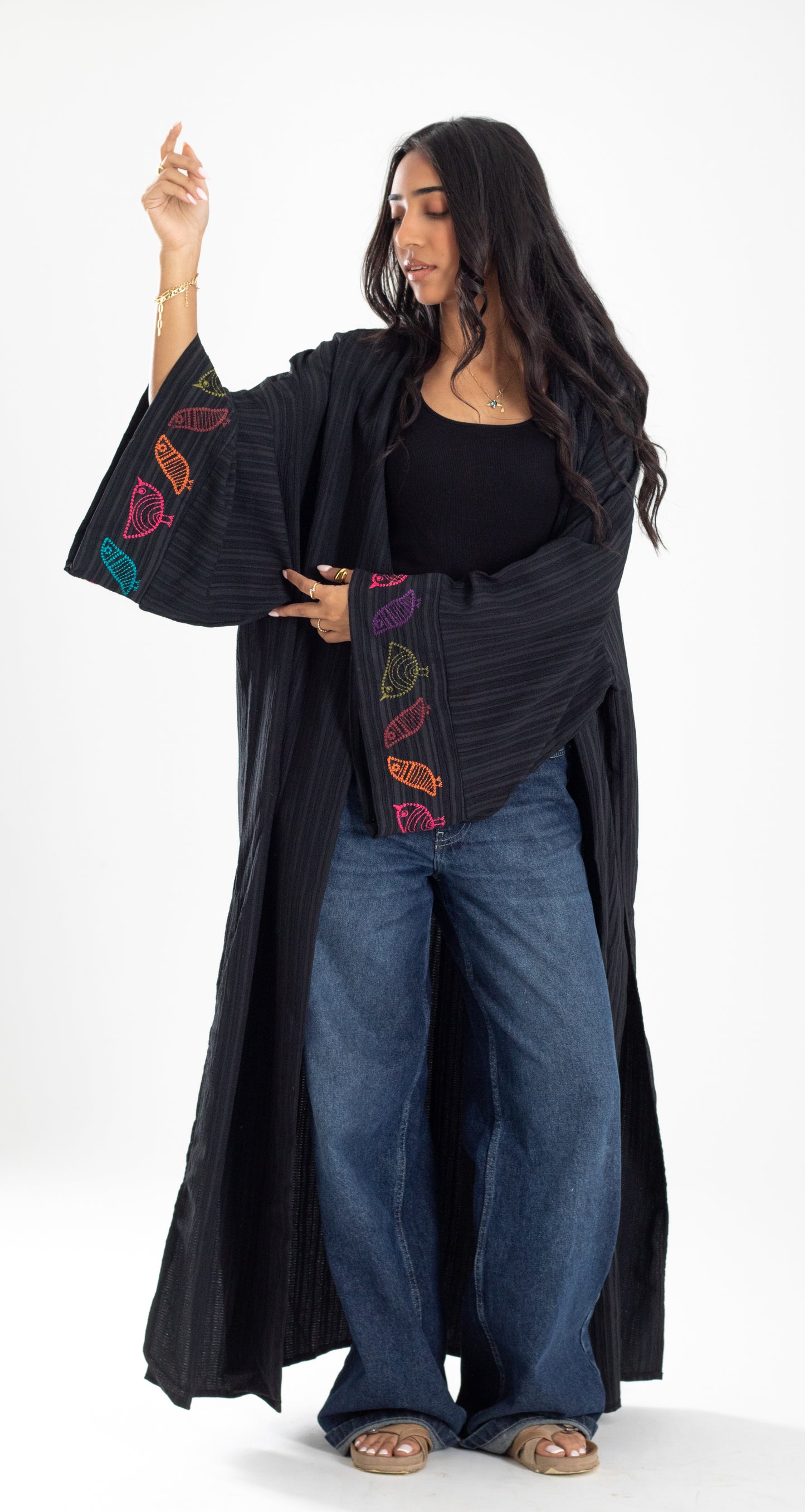 Embroidery cardigan