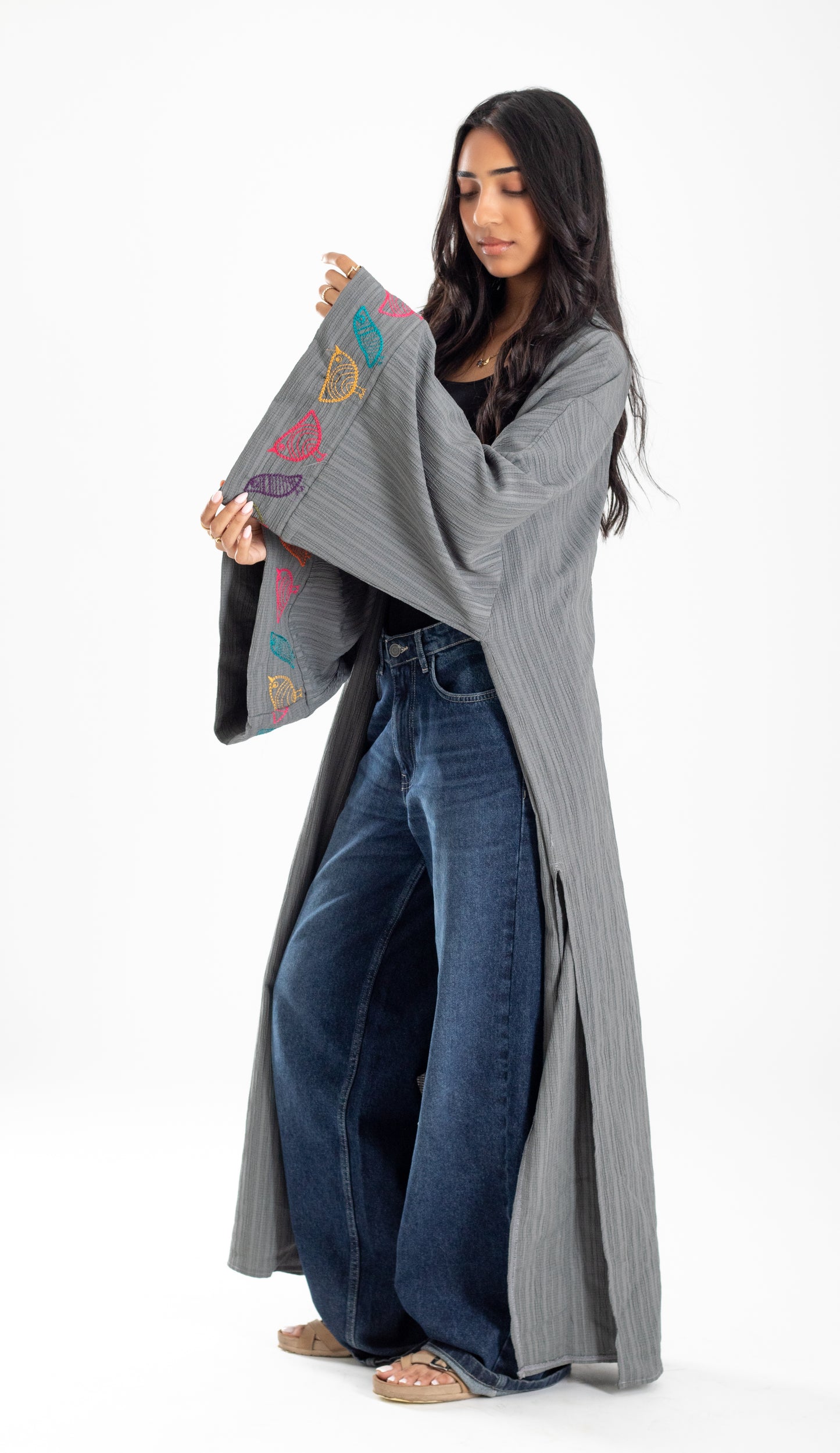 Embroidery cardigan