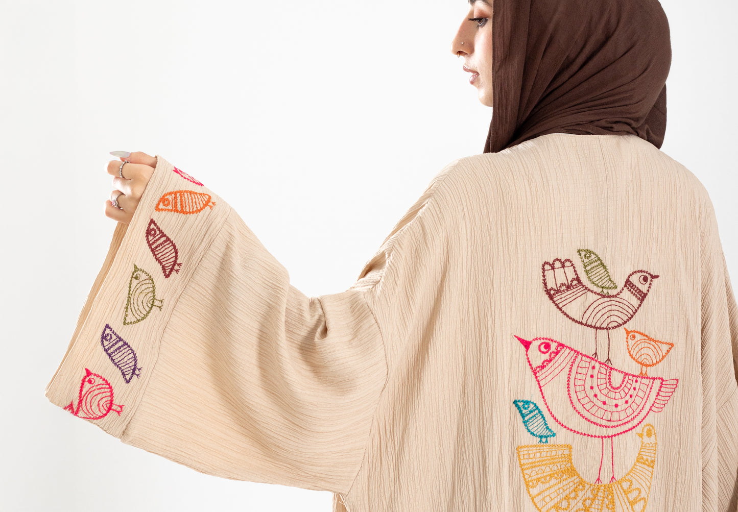 Embroidery cardigan