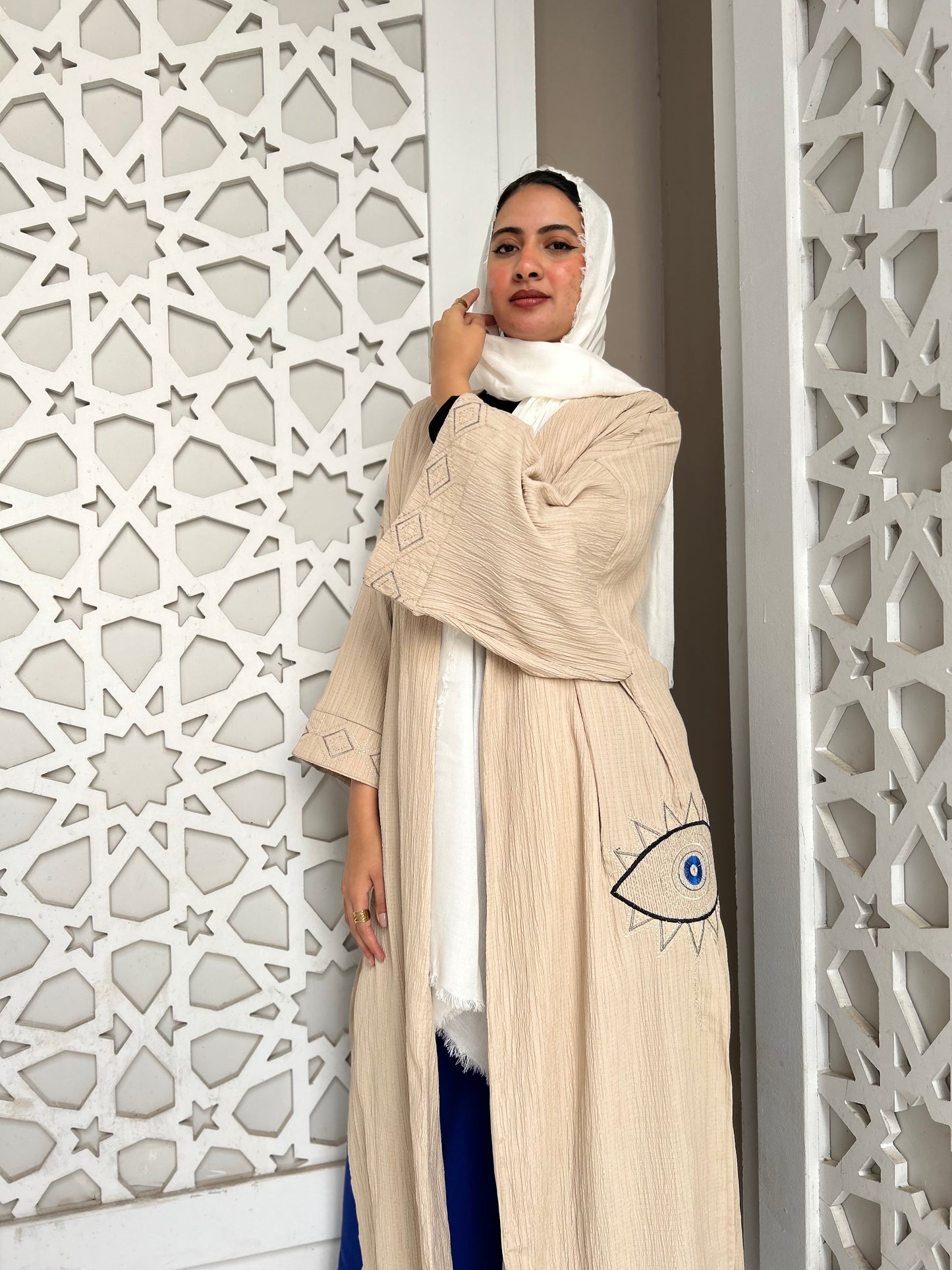 Embroidered cardigan