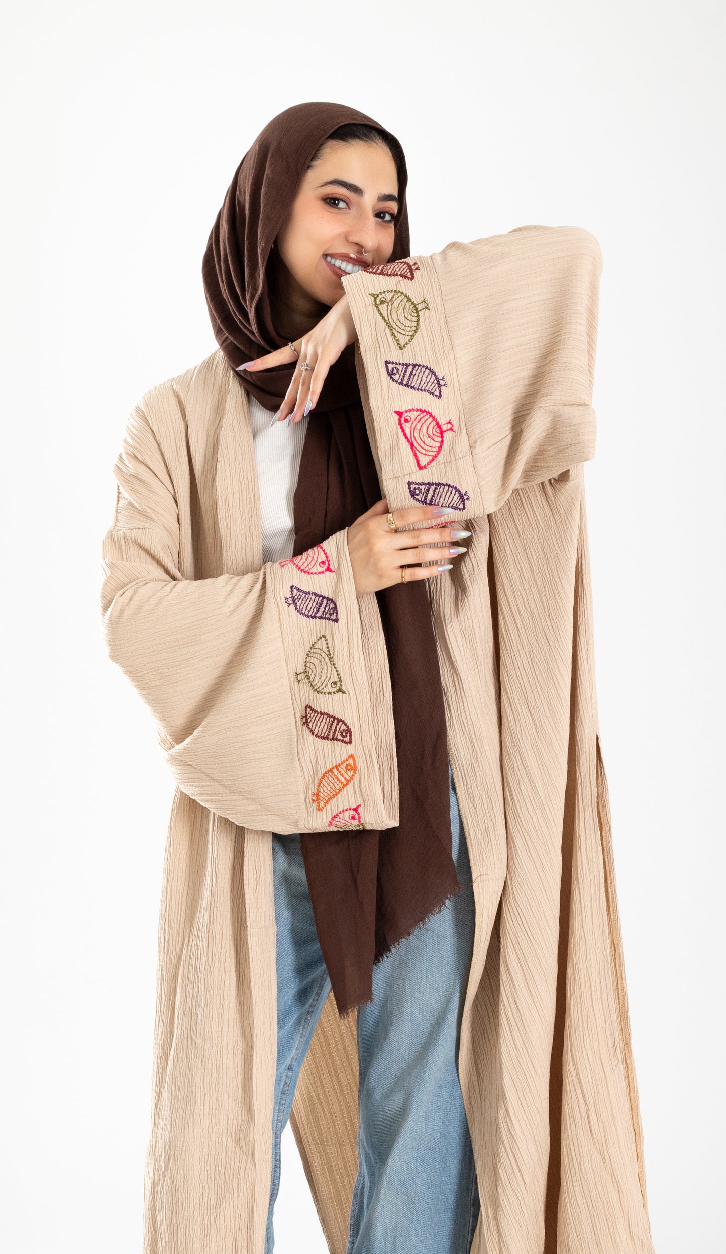 Embroidery cardigan
