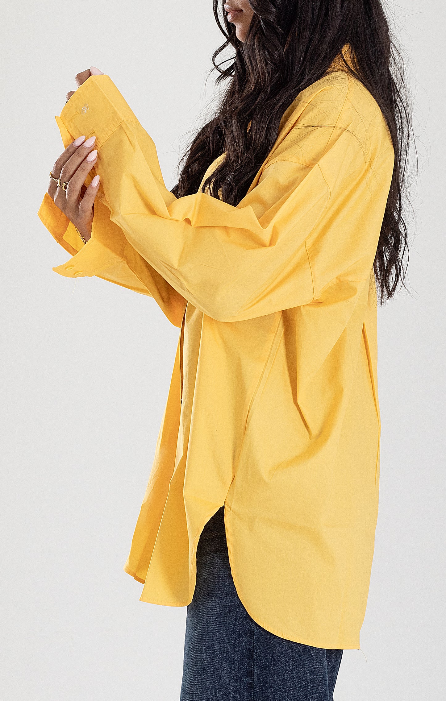 Sunflower yellow over size shirt