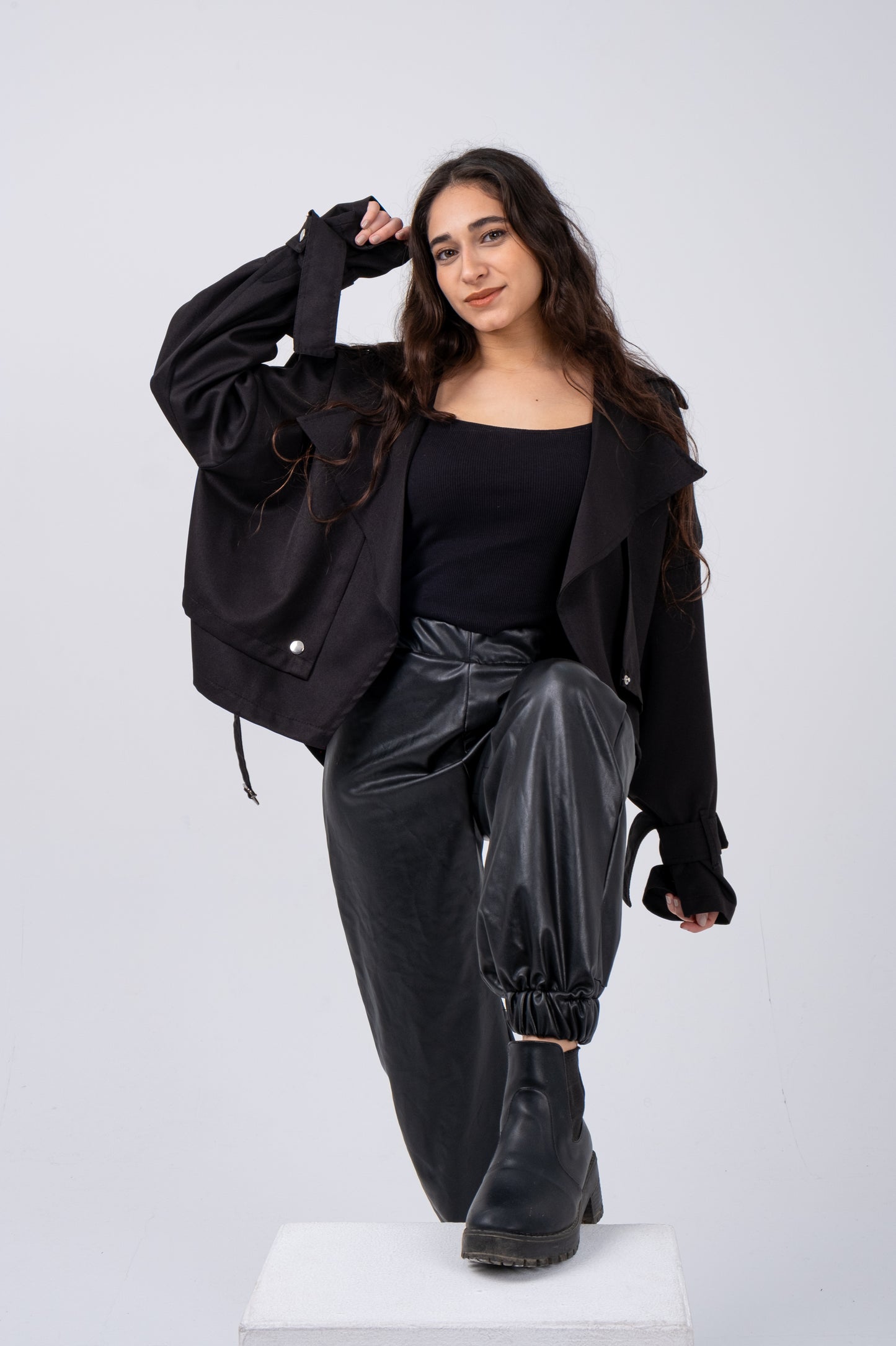 Trench Crop Jacket