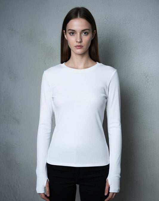 Rib basic top