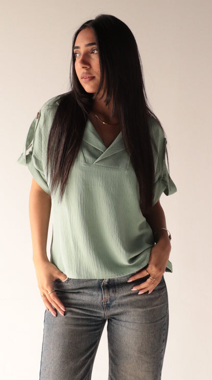 crepe blouse