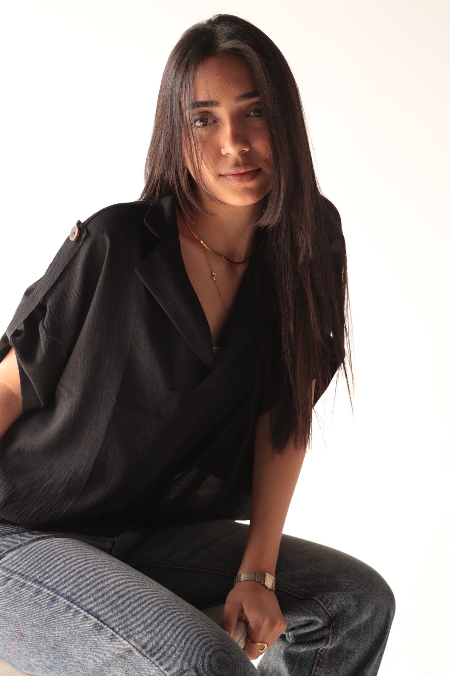 crepe blouse