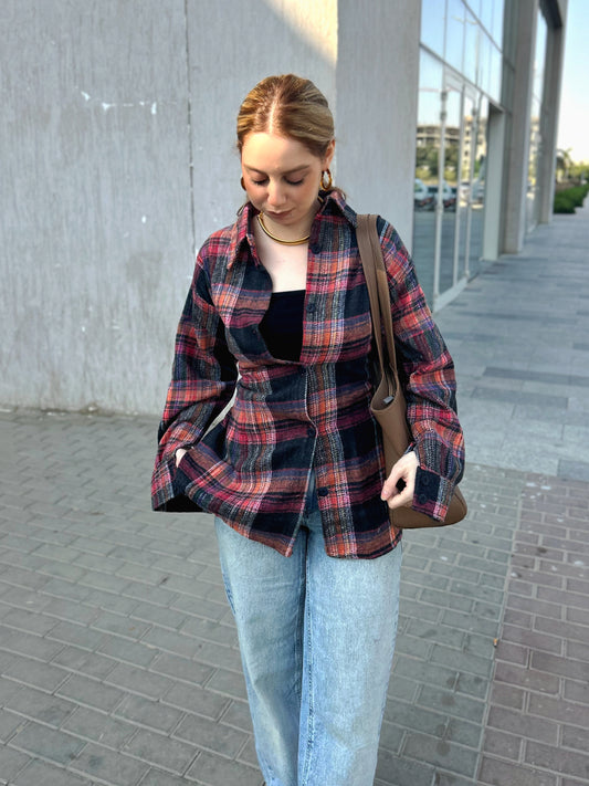 Plaid shirt ( warm )
