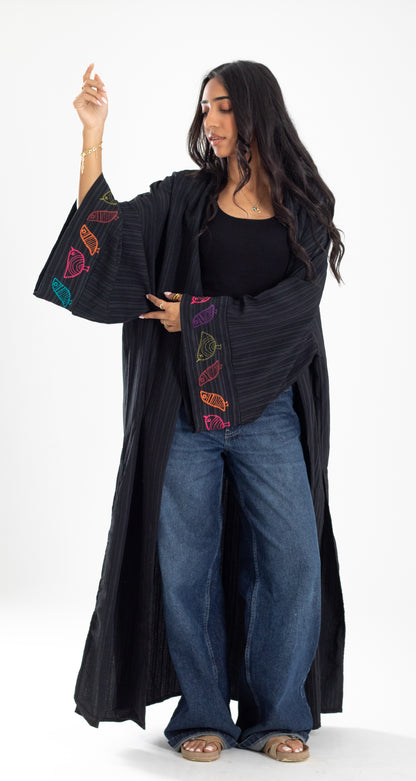 Embroidery cardigan