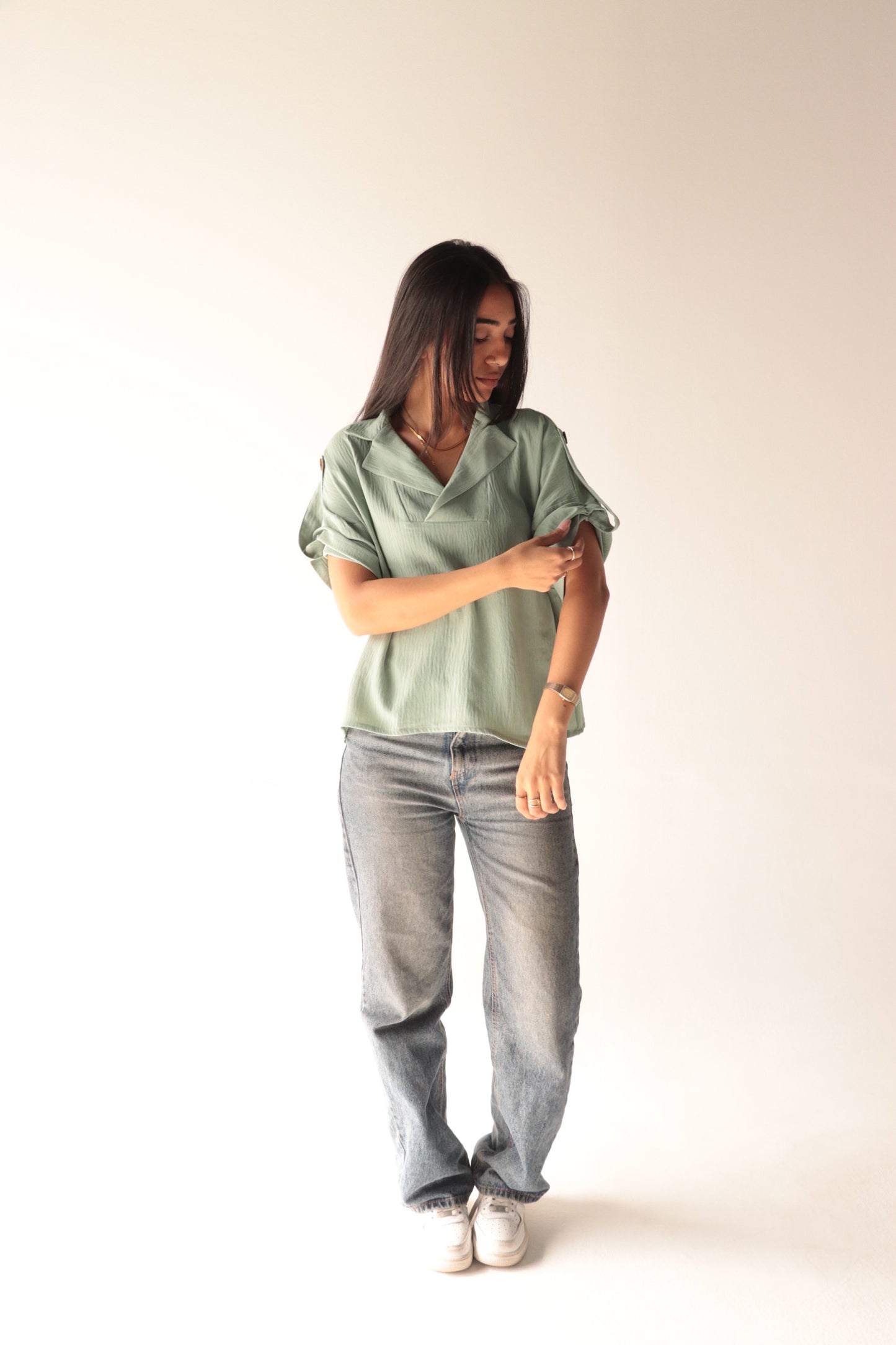 crepe blouse