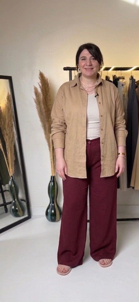 Wide leg skoba pants