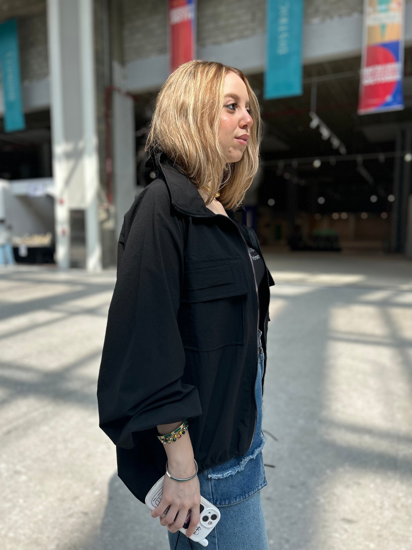 C.G jacket black