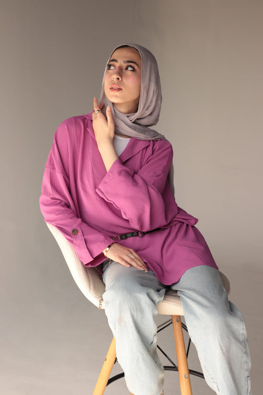 purple-pastel crepe blouse