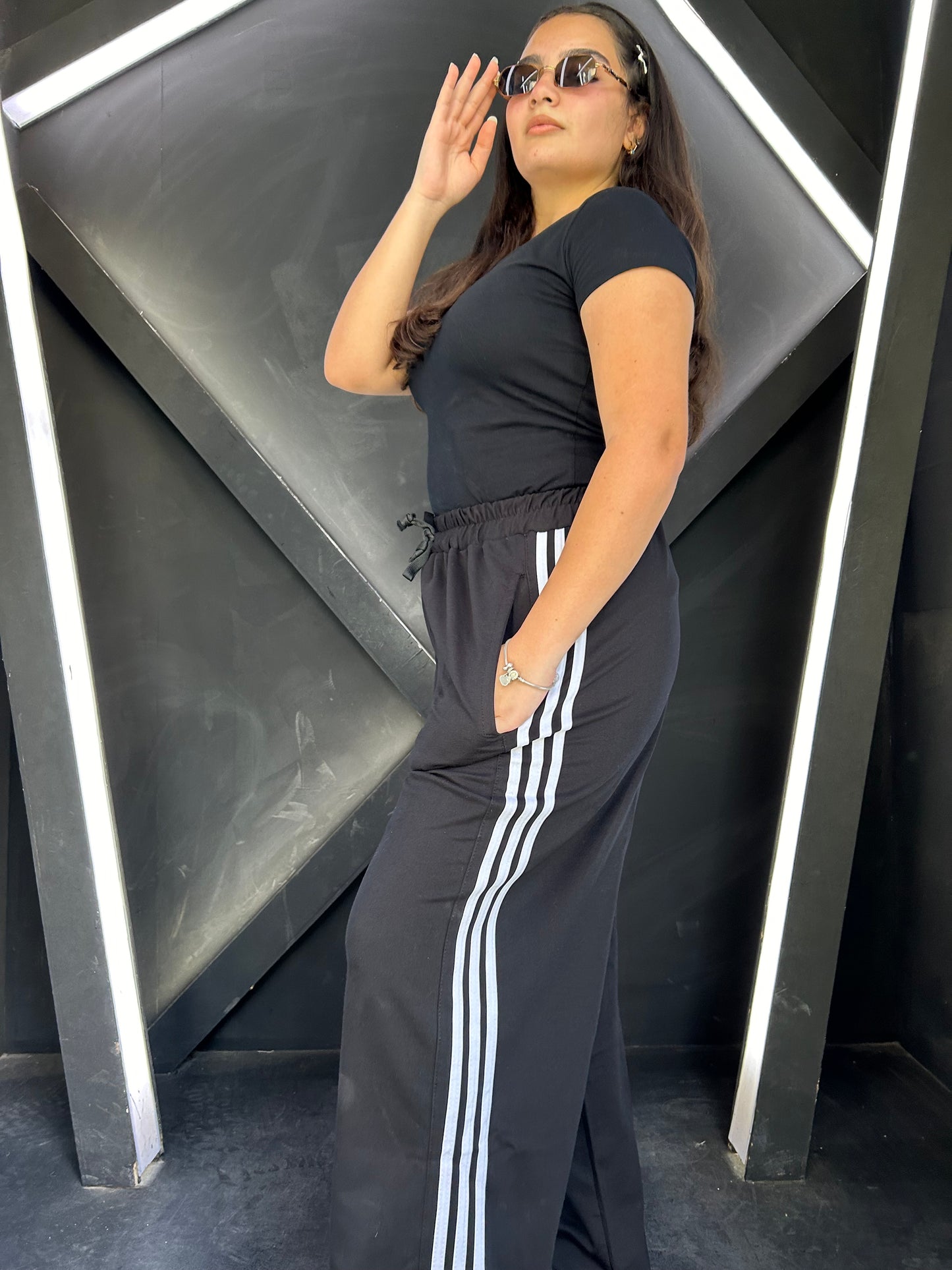 Stripe Cotton Pants