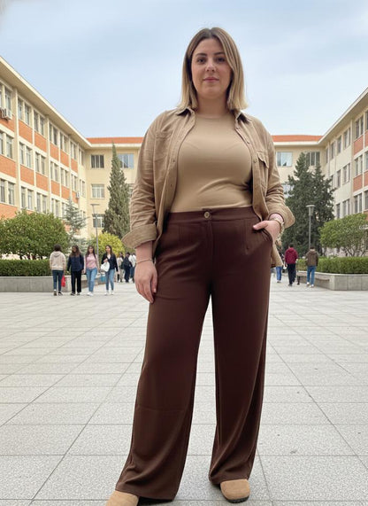 Wide leg skoba pants