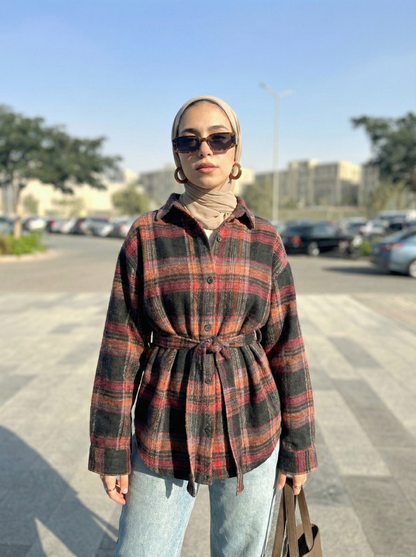 Plaid shirt ( warm )