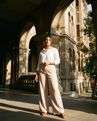 Wide leg skoba pants